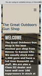 Mobile Screenshot of greatoutdoorsgunshop.com